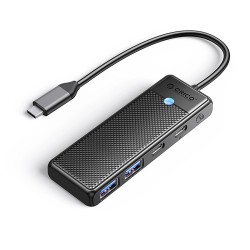 Hub USB-C Orico PAPW2AC-C3 docking station 2x USB-A 3.0 + 2x USB-C 3.0 - black