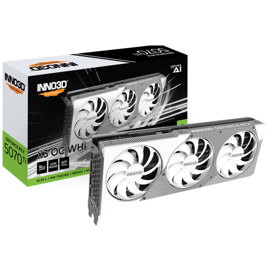 INNO3D GeForce RTX 5070 Ti 16GB GDDR7 X3 OC WHITE