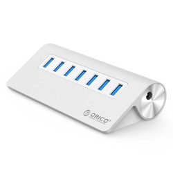 ORICO Aluminum 7 Port USB3.0 HUB with 30W Power Adapter (M3H7-V1)