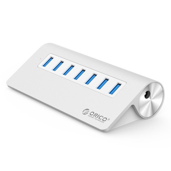 ORICO Aluminum 7 Port USB3.0 HUB with 30W Power Adapter (M3H7-V1)