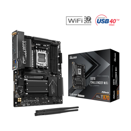 ASRock X870 Challenger WiFi AM5 ATX HDMI/USB-C