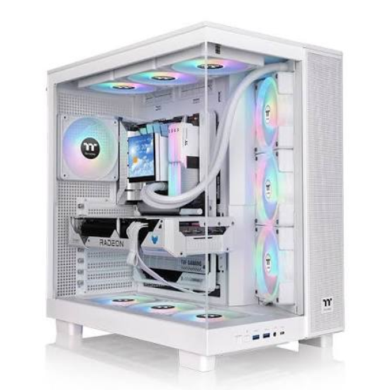 View 380 XL TG ARGB Snow/White/Win/SPCC/Tempered Glass*2/120mm ARGB Lite White Fan*1+120mm ARGB Lite White Reverse Fan*3/Brown B View 380 XL TG ARGB Snow/White/Win/SPCC/Tempered Glass*2/120mm ARGB Lite White Fan*1+120mm ARGB Lite White Reverse Fan*3/Brown B