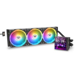MAGFloe 360 Ultra/All-In-One Liquid Cooler System/ARGB Fan 120*3/PWM 500~2000rpm/Water Block 3.95inch LCD/TT RGB Plus Software/B MAGFloe 360 Ultra/All-In-One Liquid Cooler System/ARGB Fan 120*3/PWM 500~2000rpm/Water Block 3.95inch LCD/TT RGB Plus Software/B