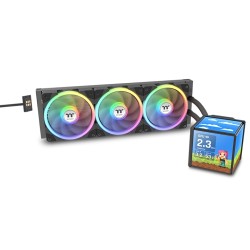 MINECUBE 360 Ultra/All-In-One Liquid Cooler System/ARGB Fan 120*3/PWM 500~2000rpm/Water Block 3.95inch LCD*4/TT LCD Screen Softw MINECUBE 360 Ultra/All-In-One Liquid Cooler System/ARGB Fan 120*3/PWM 500~2000rpm/Water Block 3.95inch LCD*4/TT LCD Screen Softw