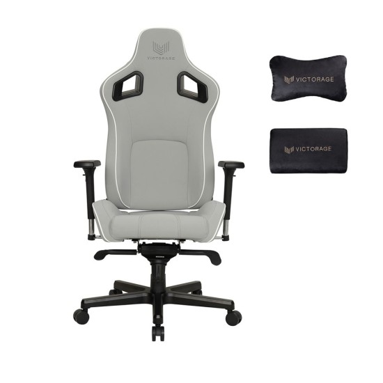 VICTORAGE Bravo Series PU Leather Luxury Chair White ( V03-01-TOG )