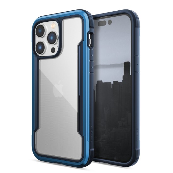Raptic X-Doria Shield Case iPhone 14 Pro Max armored cover blue Raptic X-Doria Shield Case iPhone 14 Pro Max armored cover blue