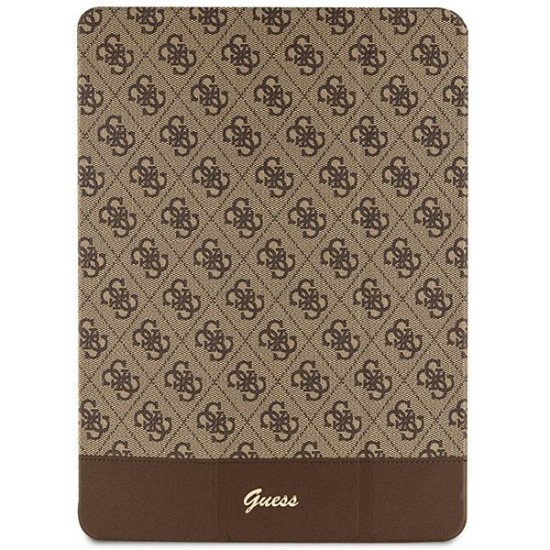 Guess 4G Stripe Allover case for iPad Pro 12.9" - brown