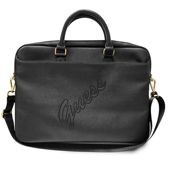 Guess Saffiano Script bag for a 16" laptop - black Guess Saffiano Script bag for a 16" laptop - black