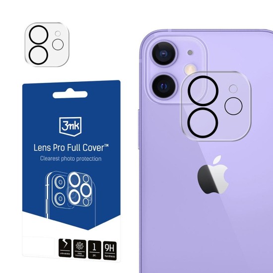 Apple iPhone 12 - 3mk Lens Pro Full Cover Apple iPhone 12 - 3mk Lens Pro Full Cover