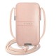 Guess Saffiano Strap 6.1'' Bag - Pink Guess Saffiano Strap 6.1'' Bag - Pink