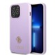 Guess GUHCP13LPS4MU iPhone 13 Pro / 13 6.1" purple/purple hardcase Saffiano 4G Small Metal Logo Guess GUHCP13LPS4MU iPhone 13 Pro / 13 6.1" purple/purple hardcase Saffiano 4G Small Metal Logo
