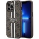 Guess GUHMP13LP4RPSW iPhone 13 Pro / 13 6.1" brown/brown hardcase 4G Printed Stripes MagSafe Guess GUHMP13LP4RPSW iPhone 13 Pro / 13 6.1" brown/brown hardcase 4G Printed Stripes MagSafe