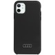 Audi Silicone Case iPhone 11 / Xr 6.1" black/black hardcase AU-LSRIP11-Q3/D1-BK Audi Silicone Case iPhone 11 / Xr 6.1" black/black hardcase AU-LSRIP11-Q3/D1-BK