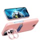 Leather Stand Case for Samsung Galaxy S23 Card Wallet Cover with Stand Pink Leather Stand Case for Samsung Galaxy S23 Card Wallet Cover with Stand Pink