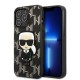 Karl Lagerfeld KLHCP13LPMNIKBK iPhone 13 Pro / 13 6.1" hardcase black/black Monogram Ikonik Patch Karl Lagerfeld KLHCP13LPMNIKBK iPhone 13 Pro / 13 6.1" hardcase black/black Monogram Ikonik Patch