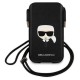 Karl Lagerfeld Saffiano Ikonik Karl's Head Handbag - Black Karl Lagerfeld Saffiano Ikonik Karl's Head Handbag - Black