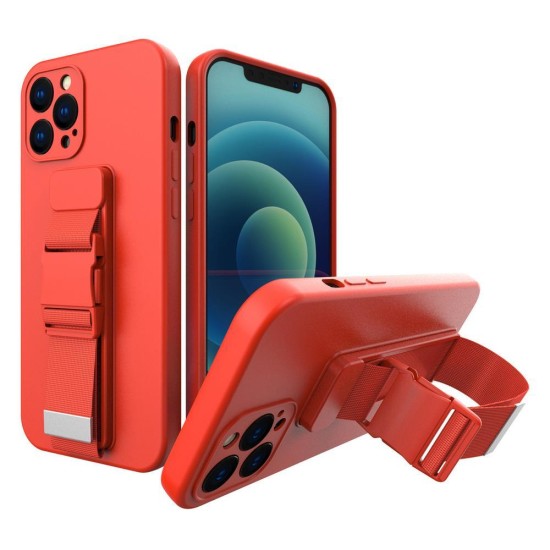 Rope Case Silicone Lanyard Cover Purse Lanyard Strap For Samsung Galaxy A53 5G Red Rope Case Silicone Lanyard Cover Purse Lanyard Strap For Samsung Galaxy A53 5G Red