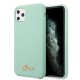 Guess GUHCN65LSLMGG iPhone 11 Pro Max green/green hard case Silicone Vintage Gold Logo