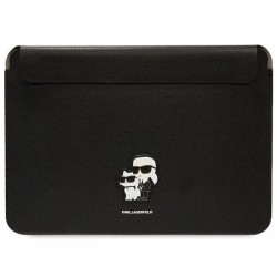 Karl Lagerfeld Saffiano Karl&amp;amp;Choupette case for a 14" laptop - black