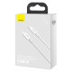 BASEUS TYPE-C TO LIGHTINING 1,5M WHITE 20W BASEUS TYPE-C TO LIGHTINING 1,5M WHITE 20W