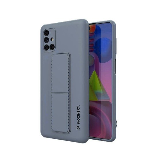 Wozinsky Kickstand Case silicone case with stand for Samsung Galaxy M51 blue Wozinsky Kickstand Case silicone case with stand for Samsung Galaxy M51 blue