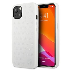 Mercedes Silver Stars Pattern Case for iPhone 13 mini - White