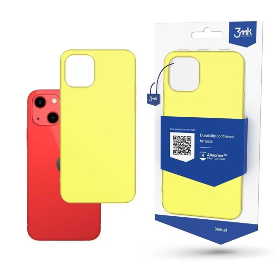 Case for iPhone 13 from the 3mk Matt Case series - lime Case for iPhone 13 from the 3mk Matt Case series - lime