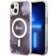 Guess GUHMP14SHTMRSU iPhone 14 6.1" purple/purple hardcase Golden Marble MagSafe Guess GUHMP14SHTMRSU iPhone 14 6.1" purple/purple hardcase Golden Marble MagSafe