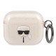 Karl Lagerfeld Glitter Karl&amp;#39;s Head Case for AirPods 3 - Gold
