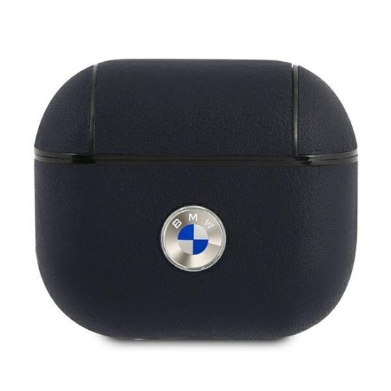 BMW Genuine Leather Silver Logo Case for AirPods 3 - Navy Blue BMW Genuine Leather Silver Logo Case for AirPods 3 - Navy Blue