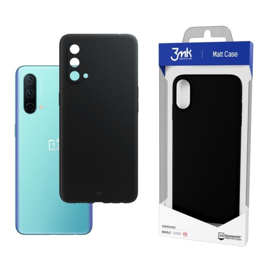 OnePlus Nord CE 5G - 3mk Matt Case black OnePlus Nord CE 5G - 3mk Matt Case black