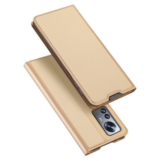 Dux Ducis Skin Pro Holster Cover Flip Cover for Xiaomi 12 Pro gold Dux Ducis Skin Pro Holster Cover Flip Cover for Xiaomi 12 Pro gold