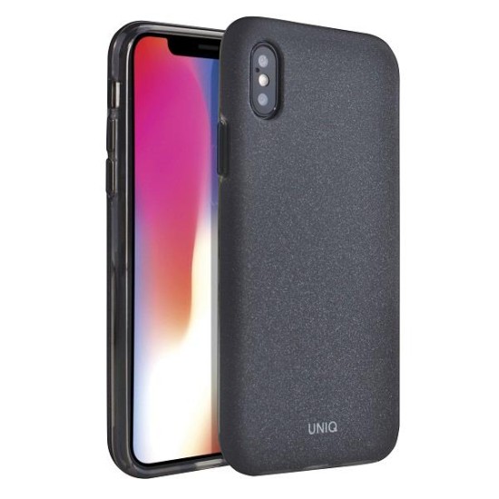 Uniq Lithos case for iPhone X / Xs - black Uniq Lithos case for iPhone X / Xs - black