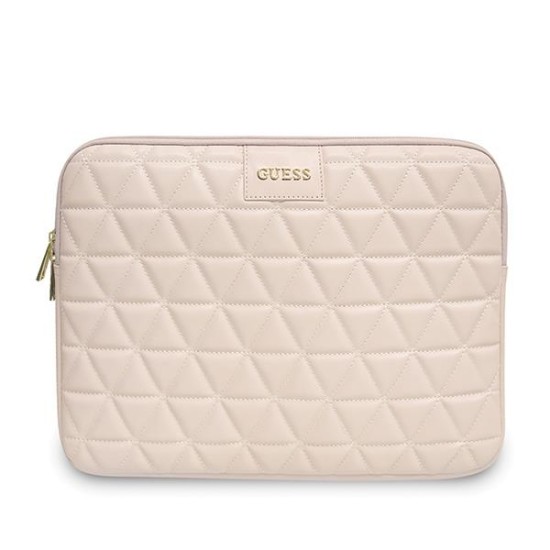 Guess Quilted cover for a 13" laptop - pink Guess Quilted cover for a 13" laptop - pink