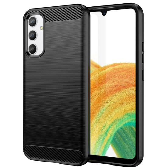 Carbon Case case for Samsung Galaxy A04e flexible silicone carbon cover black Carbon Case case for Samsung Galaxy A04e flexible silicone carbon cover black