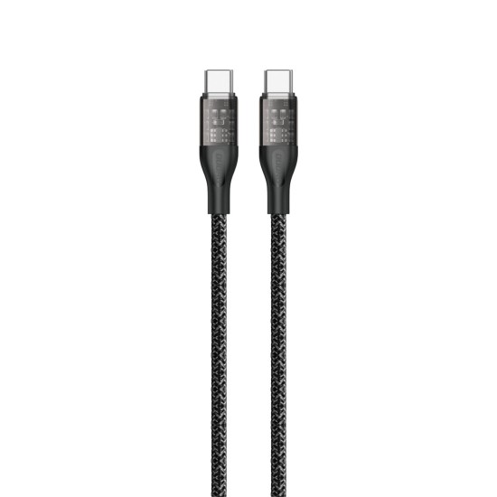 Dudao L22C USB-C - USB-C cable 120W 1m - gray Dudao L22C USB-C - USB-C cable 120W 1m - gray