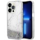 Guess GUHCP14LLCSGSGH iPhone 14 Pro 6.1" white/white hardcase Liquid Glitter Marble Guess GUHCP14LLCSGSGH iPhone 14 Pro 6.1" white/white hardcase Liquid Glitter Marble