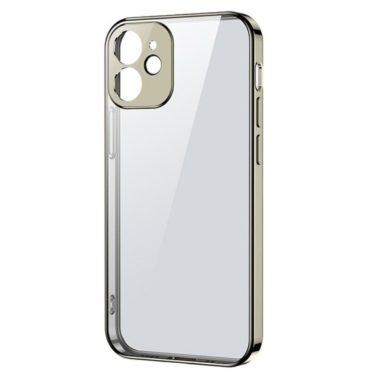 Joyroom New Beauty Series ultra thin case with electroplated frame for iPhone 12 Pro golden (JR-BP743) Joyroom New Beauty Series ultra thin case with electroplated frame for iPhone 12 Pro golden (JR-BP743)