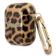 Guess GUA2USLEO AirPods cover gold/gold Leopard Collection