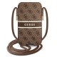 Guess Handbag GUPHL4GDBR 6.7" brown/brown hardcase 4G Stripe Guess Handbag GUPHL4GDBR 6.7" brown/brown hardcase 4G Stripe