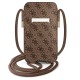 Guess Handbag GUPHL4GDBR 6.7" brown/brown hardcase 4G Stripe Guess Handbag GUPHL4GDBR 6.7" brown/brown hardcase 4G Stripe