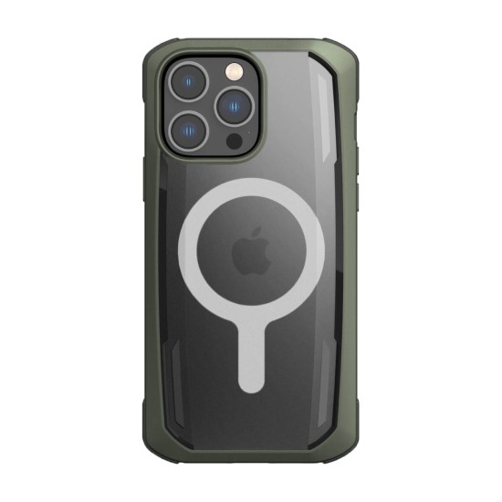 Raptic X-Doria Secure Case iPhone 14 Pro with MagSafe armored cover green Raptic X-Doria Secure Case iPhone 14 Pro with MagSafe armored cover green