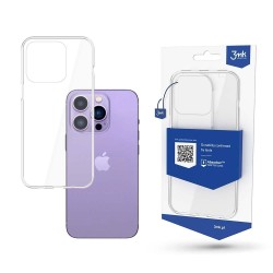 iPhone 14 Pro silicone case from the 3mk Clear Case series - transparent