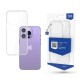 iPhone 14 Pro silicone case from the 3mk Clear Case series - transparent