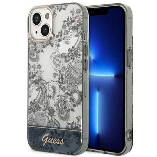 Guess GUHCP14MHGPLHG iPhone 14 Plus 6.7 "gray / gray hardcase Porcelain Collection Guess GUHCP14MHGPLHG iPhone 14 Plus 6.7 "gray / gray hardcase Porcelain Collection
