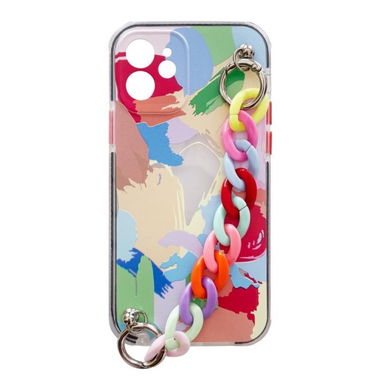 Color Chain Case gel flexible elastic case cover with a chain pendant for Samsung Galaxy A32 4G multicolour (4) Color Chain Case gel flexible elastic case cover with a chain pendant for Samsung Galaxy A32 4G multicolour (4)