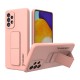 Wozinsky Kickstand Case silicone case with stand for Samsung Galaxy A73 pink Wozinsky Kickstand Case silicone case with stand for Samsung Galaxy A73 pink