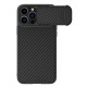 Nillkin Synthetic Fiber S Case iPhone 14 Pro case with camera cover, black Nillkin Synthetic Fiber S Case iPhone 14 Pro case with camera cover, black