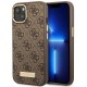 Guess GUHMP14MU4GPRW iPhone 14 Plus 6.7 "brown / brown hard case 4G Logo Plate MagSafe Guess GUHMP14MU4GPRW iPhone 14 Plus 6.7 "brown / brown hard case 4G Logo Plate MagSafe