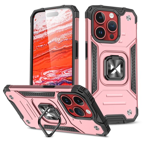 Wozinsky Ring Armor iPhone 15 Pro iPhone 15 Pro Ring Armor Case - Gold Wozinsky Ring Armor iPhone 15 Pro iPhone 15 Pro Ring Armor Case - Gold